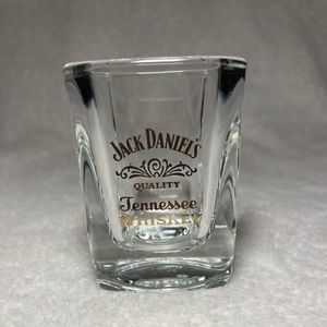 Jack Daniels sqaure shot glass - Vintage